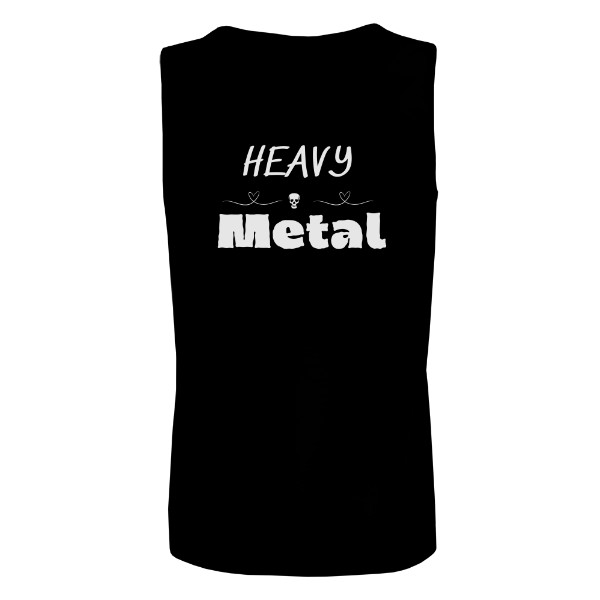 Pánské tílko Heavy metal oboustranný nápis