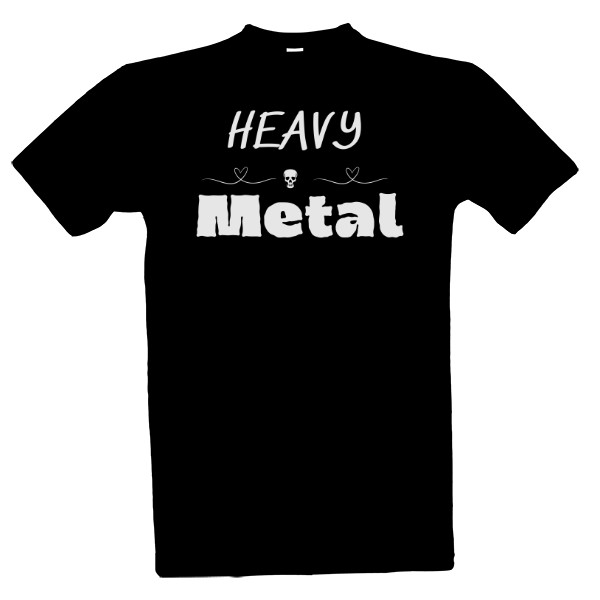 Tričko s potiskem Heavy metal pánské tričko