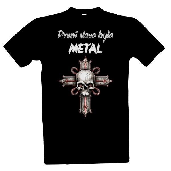 Tričko s potiskem Tričko Metal